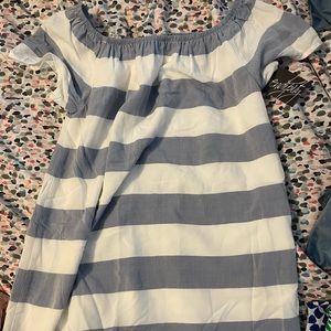 off the shoulder dress!